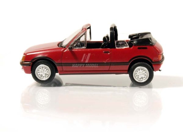 Peugeot 205 cabriolet červený 1986 Brekina PCX870502 - Image 3