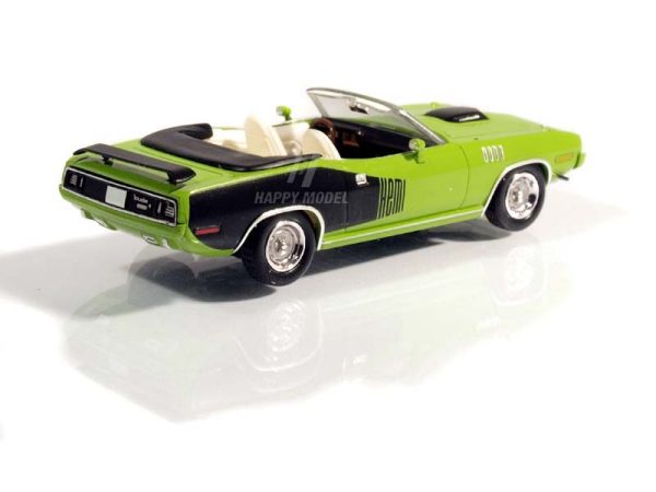 Plymouth HEMI Cuda Convertible Verdeck otevřený zelený 1971 Brekina RIK38083 - Image 6