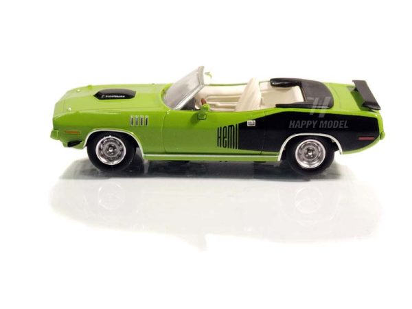 Plymouth HEMI Cuda Convertible Verdeck otevřený zelený 1971 Brekina RIK38083 - Image 3