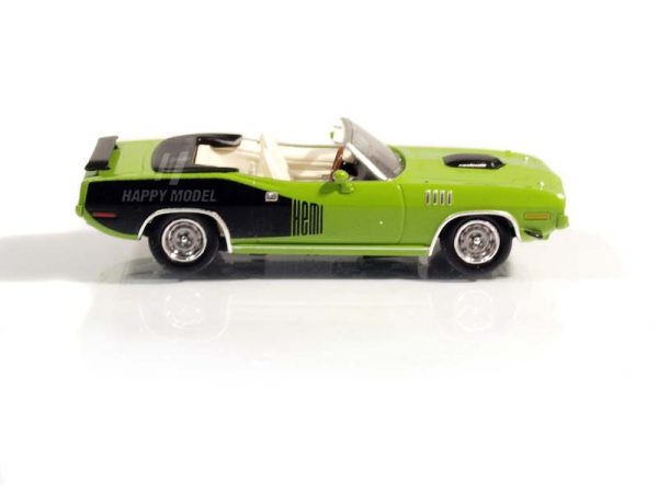 Plymouth HEMI Cuda Convertible Verdeck otevřený zelený 1971 Brekina RIK38083 - Image 4