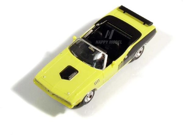 Plymouth HEMI Cuda Convertible žlutý 1971 Brekina RIK38183 - Image 2