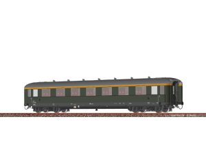 osobní vůz A4üh ÖBB Brawa 51102