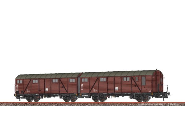 dvojice zavřených vozů Hrs-vz 332 DB Brawa 51298