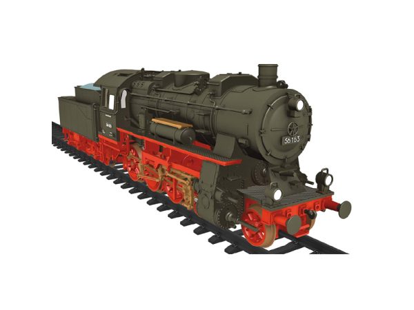 parní lokomotiva 56 163 DR Busch 30011