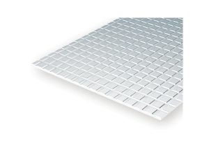 deska 150x300x1,0mm s drážkami křížem, rozteč 12,7 x 12,7mm Evergreen 4507