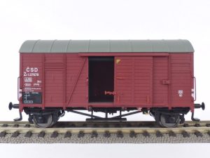 zavřený vůz Oppeln s plechovou střechou ČSD Exact train 24000