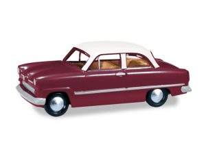 Ford Taunus vínový / bílý Herpa 024686-004