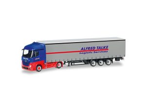 MB Actros 2011  návěs s plachtou Talke Herpa 307499