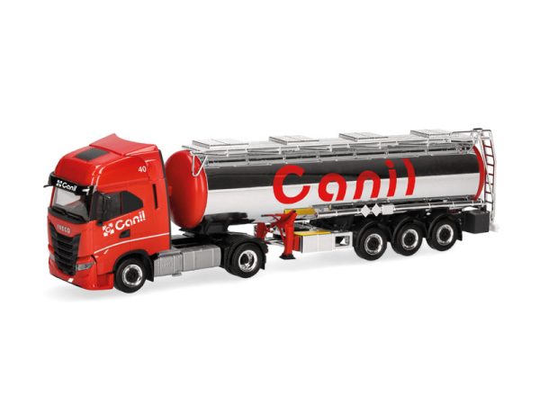 Iveco S-Way cisternový návěs Canil Herpa 319041