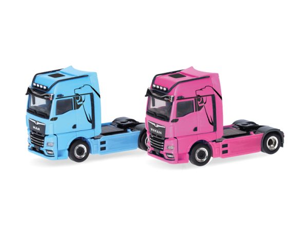 set WOMAN růžový a MAN modrý eTGX GX Herpa 319195