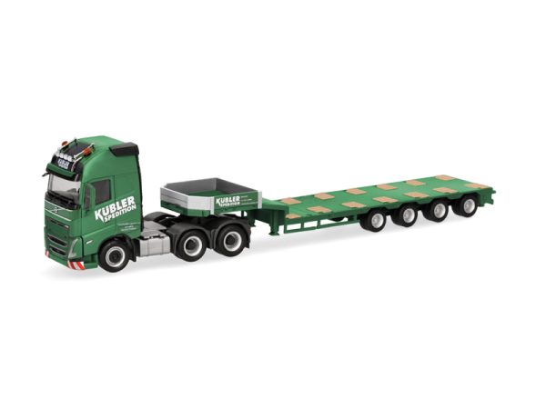 Volvo FH GL XL 2020 hlubinový návěs Kübler Herpa 319492