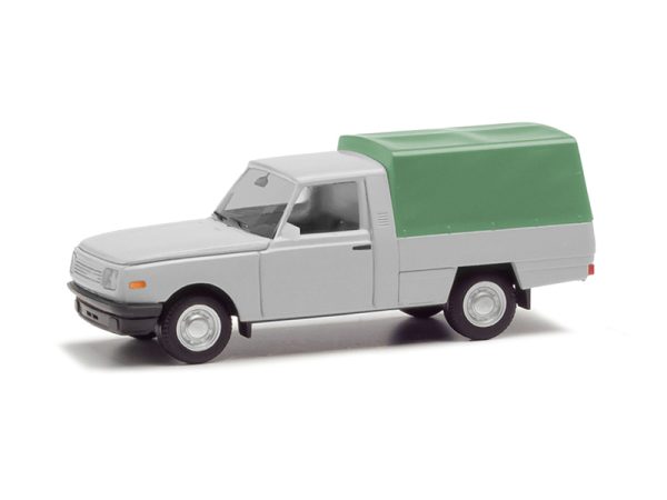 Wartburg 353 Trans 85 s plachtou světle šedý Herpa 420921-002