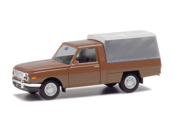 Wartburg 353 Trans 66 s plachtou hnědý Herpa 420945-002