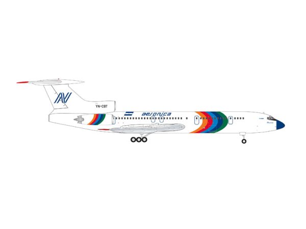 TU-154M Aeronica Momotombo Herpa 573207