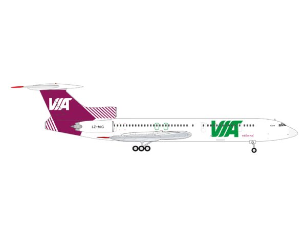 Tupolev TU-154M Air Via Herpa 573214