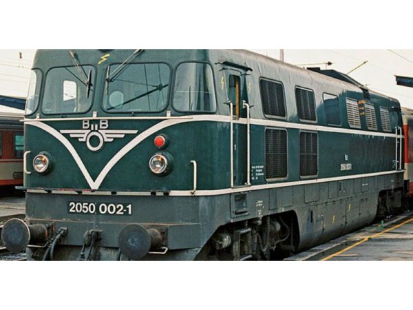 dieselová lokomotiva ÖBB 2050.002 zelená se zvukem Jägerndorfer 20522