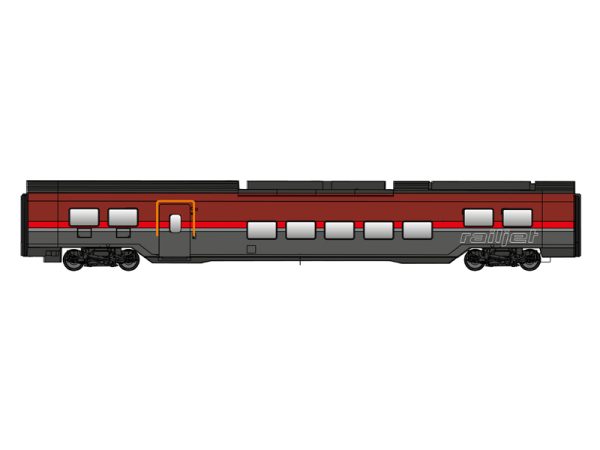 set 2 osobních vozů Railjet ÖBB Jägerndorfer 72200 - Image 2