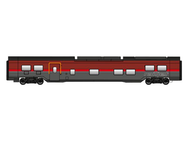 set 2 osobních vozů Railjet ÖBB Jägerndorfer 72210 - Image 2