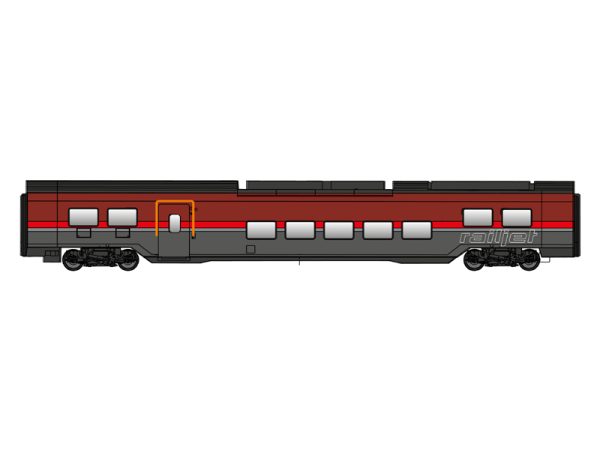 set 2 osobních vozů Railjet ÖBB Jägerndorfer 72210 - Image 3