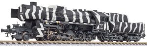 parní lokomotiva 52 3109 DRB II.epocha v zimním nátěru Liliput L131524