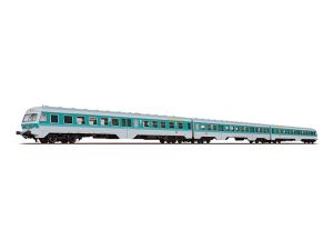 motorový vůz řady 614/914 tyrkysový/šedý 3-dílný DB AG V.epocha AC digitální Liliput L133157