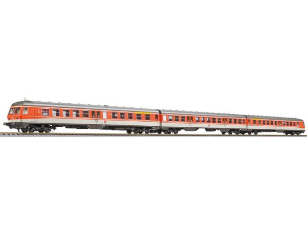 motorový vůz řady 614/914 oranžový / šedý 3-dílný DB AG #1 Liliput L133167