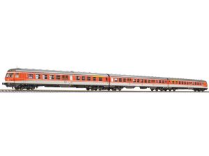 motorový vůz řady 614/914 oranžový / šedý 3-dílný DB Liliput L133169