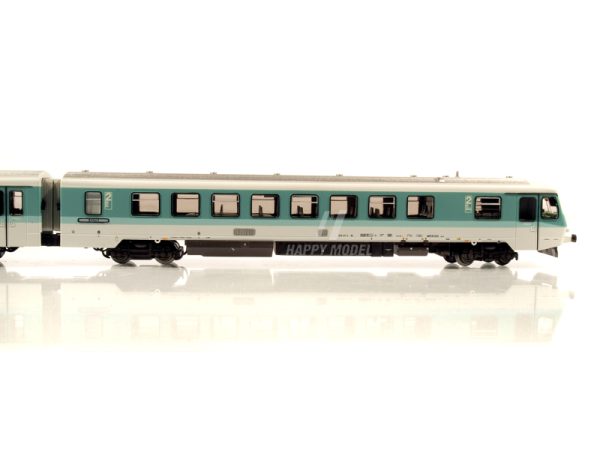 motorový vůz řady 628.4/928.4 tyrkysový/šedý Erfurt 2-dílný DB AG V.epocha Liliput L163200 - Image 3