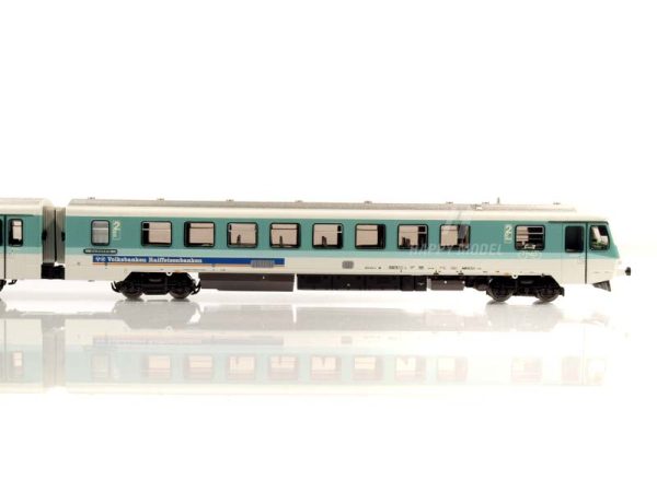motorový vůz řady 628.4/928.4 tyrkysový/šedý Heidelberg 2-dílný DB AG V.epocha Liliput L163201 - Image 3