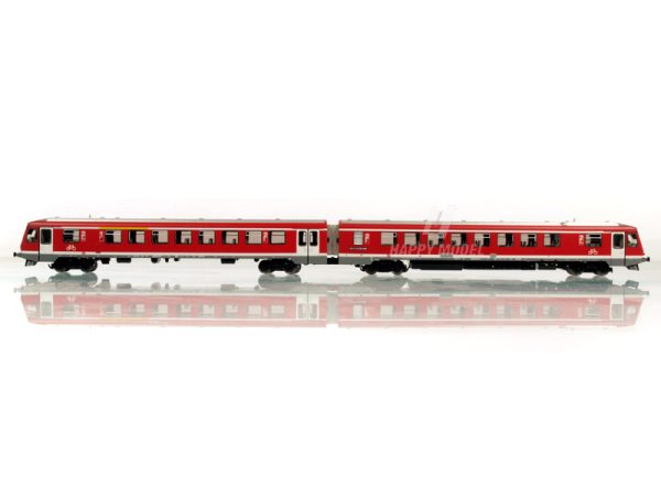 motorový vůz řady 628.4/928.4 červený Wuppertal Hbf 2-dílný DB AG V.epocha Liliput L163203 - Image 4