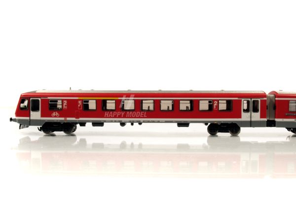 motorový vůz řady 628.4/928.4 červený Wuppertal Hbf 2-dílný DB AG V.epocha Liliput L163203 - Image 3