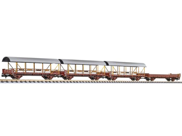 set vozů pro přepravu osobních aut Lkls-tv BLS II. Liliput L260127