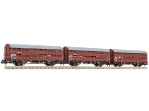 set zavřených vozů  Vlmms 63 DB III.epocha Liliput L260140