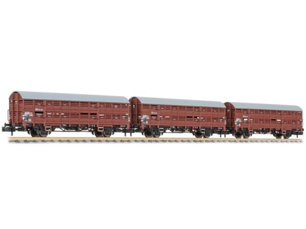 set zavřených vozů  Hbers 358 DB IV.epocha Liliput L260141