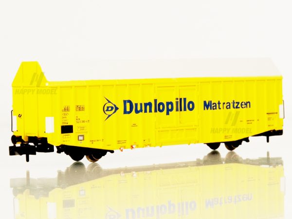 set zavřených velkoprostorových vozů Hbbks DB Dunlopillo IV.epocha (středníl) Liliput L260160 - Image 2