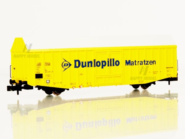 set zavřených velkoprostorových vozů Hbbks DB Dunlopillo IV.epocha (středníl) Liliput L260160 - Image 3