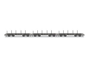 set těžkotonážních plošinových vozů SSy Köln DRB Liliput L260169
