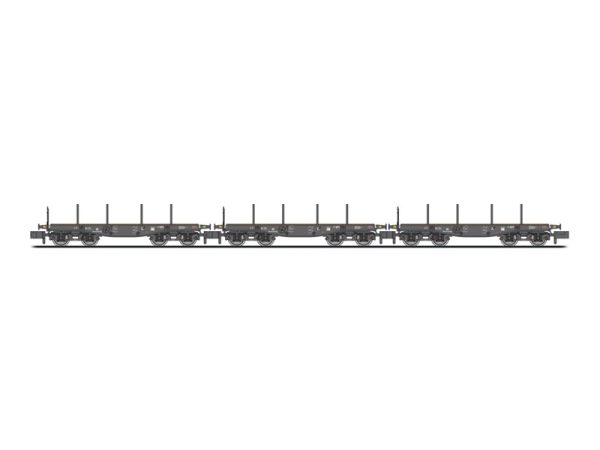 set těžkotonážních plošinových vozů SSy Köln DRB Liliput L260169