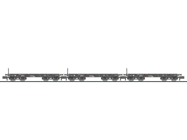 set těžkotonážních plošinových vozů Rlmmp DR Liliput L260181