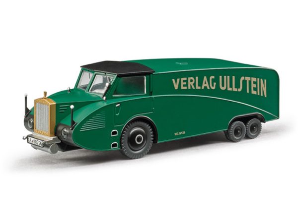 nákladní auto Rumpler RuV 31 tmavě zelený se zlatým chladičem a černou střechou Liliput L937496