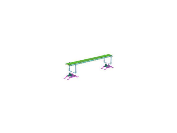vnitřní osvětlení žluté LED 175 mm pro podvozkové vozy Liliput L938940