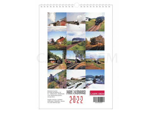 kalendář nástěnný 2022 - Parní zajímavosti ltr 69080 - Image 2
