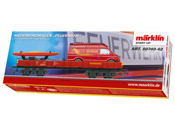set nízkostěnných vozů Rlmms s nákladem Märklin 00740 - Image 3