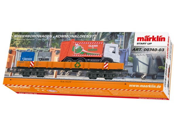 set nízkostěnných vozů Rlmms s nákladem Märklin 00740 - Image 4