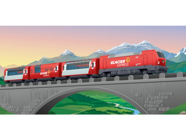 startovací set My World osobní vlak Glacier Express Märklin 29348 - Image 2