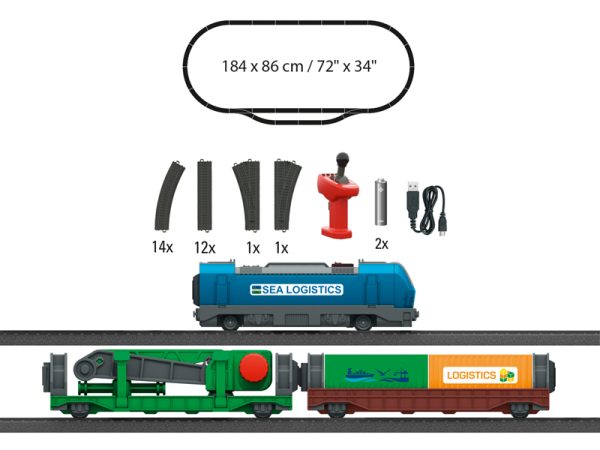 základní sada s kontejnerovým nákladním vlakem Märklin 29349 - Image 6