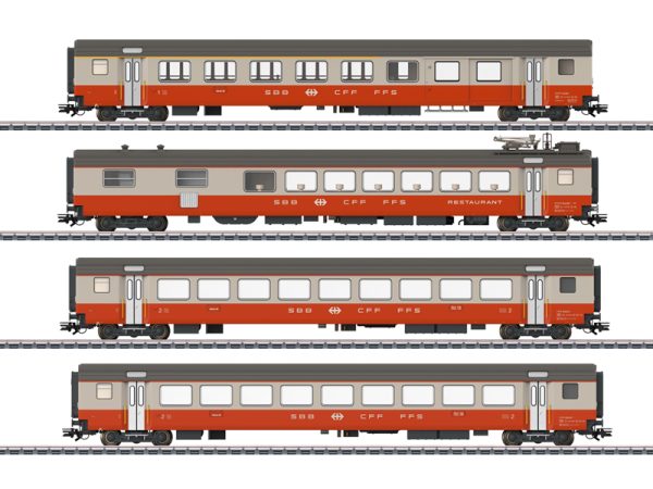 set osobních vozů Swiss Express Märklin 42190