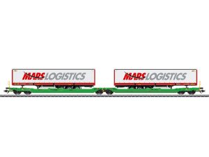 dvojitý kontejnerový vůz Sdggmrss CFL Märklin 47473