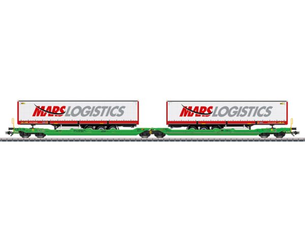 dvojitý kontejnerový vůz Sdggmrss CFL Märklin 47473