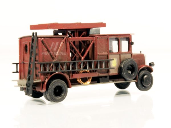 Škoda 505 montážní vůz 1935 hnědý Modelauto 87496h - Image 2